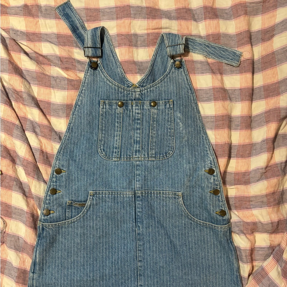 Marithe Francois Girbaud Denim Overalls Dress